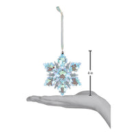 Radiant Crystal Snowburst Ornament