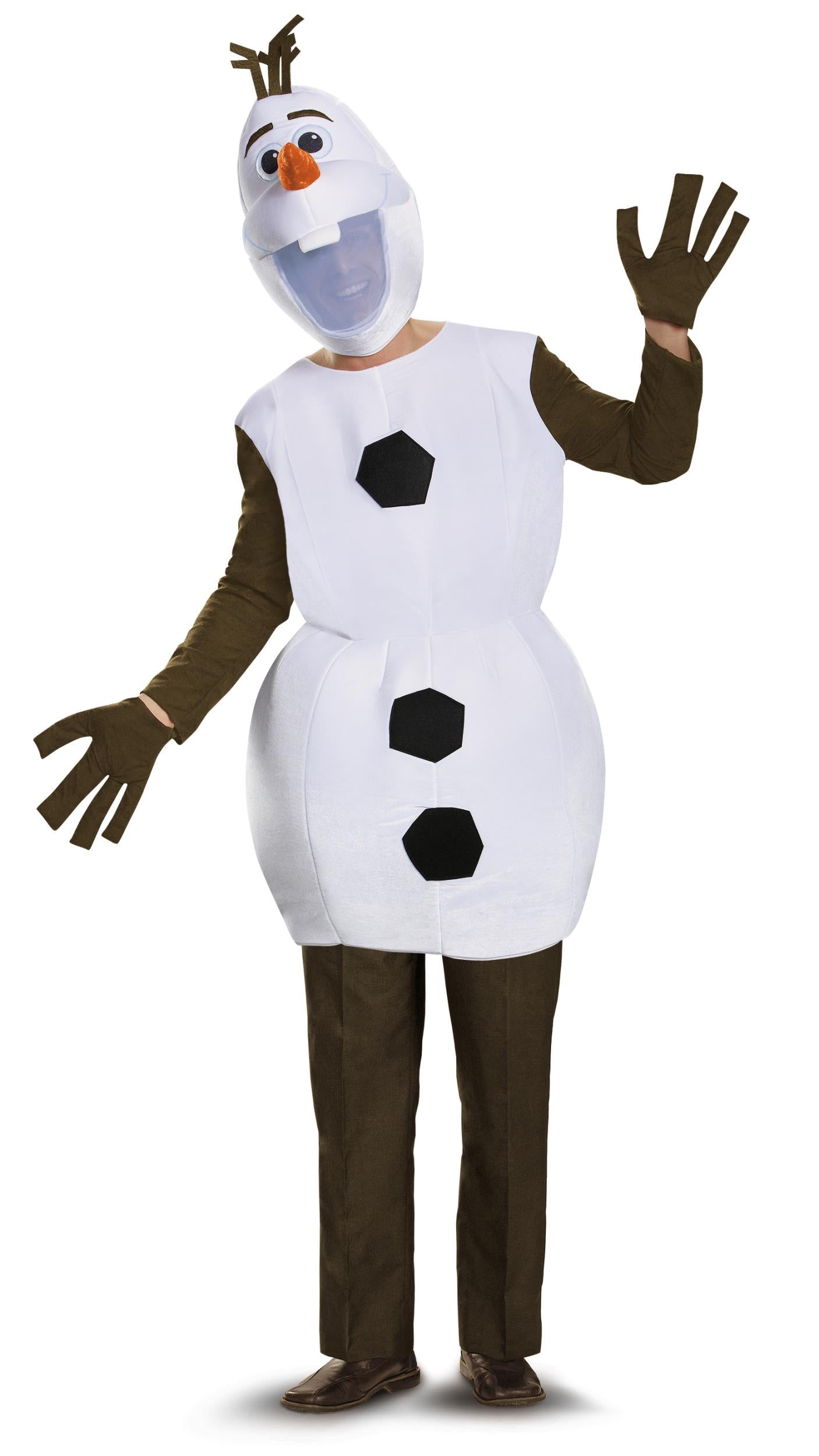 Olaf Disney Frozen Snowman Deluxe Adult Costume XXL 50-52