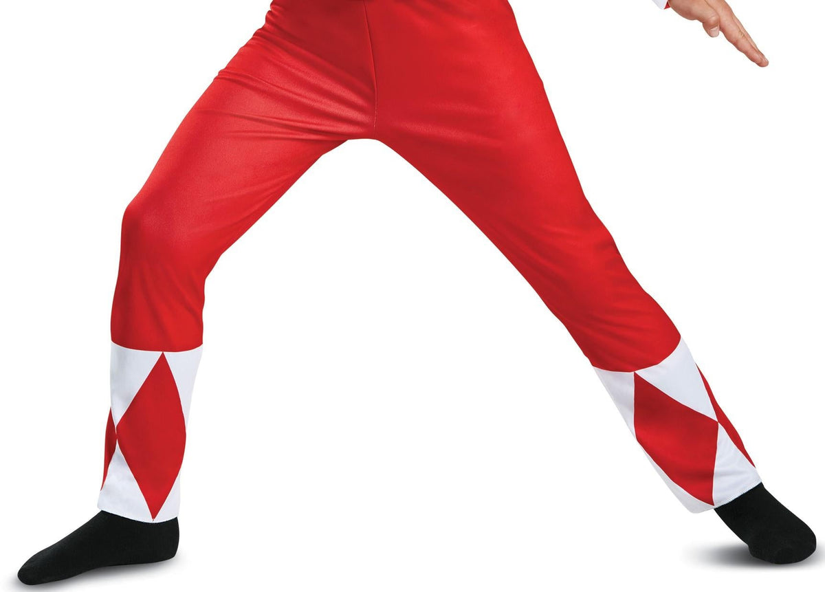 Red Power Ranger Classic Muscle Child Costume