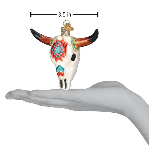 Southwestern Steer Skull Ornament