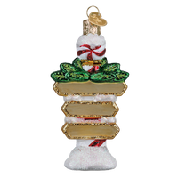 Jolly Junction Post Ornament