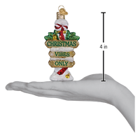 Jolly Junction Post Ornament