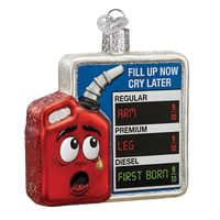 Running On Fumes Ornament
