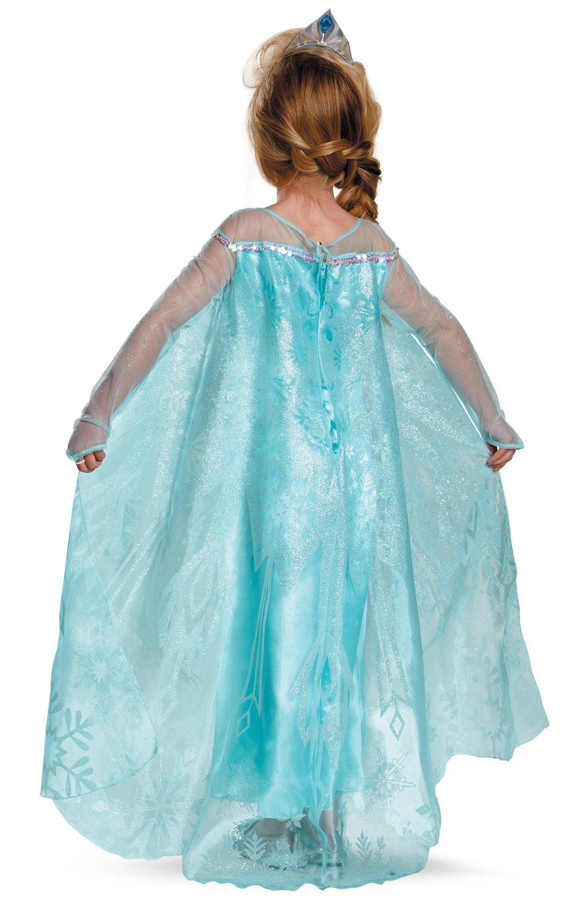 Frozen Elsa Prestige Child Dress Costume Medium 7-8