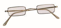 Square Wire Rim Santa Miss Claus Ben Franklin Old Style Specs Costume Glasses