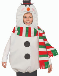 Child Snowman Christmas Costume Kids Tunic