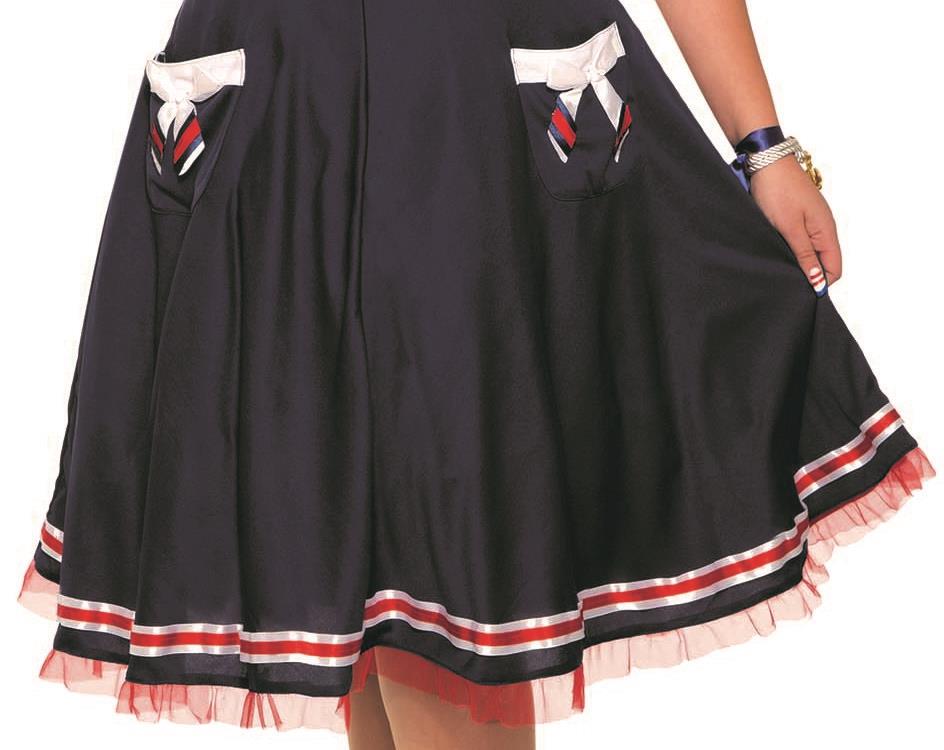 Sexy Ahoy Lady Navy Blue Women's Sailor Halloween Costume Plus
