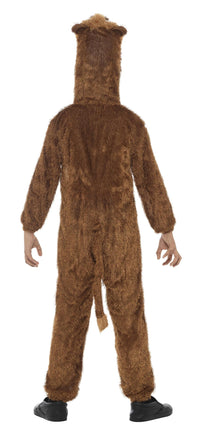 Lion Jumpsuit With Attached Hood Child Jungle Costume Medium