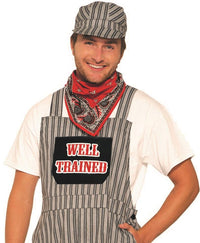 Train Engineer Overalls Costume for Adults