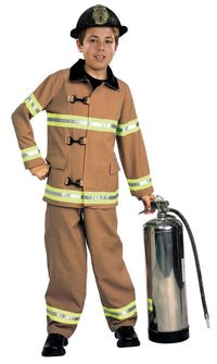Kids Firefighter Fireman Child Costume