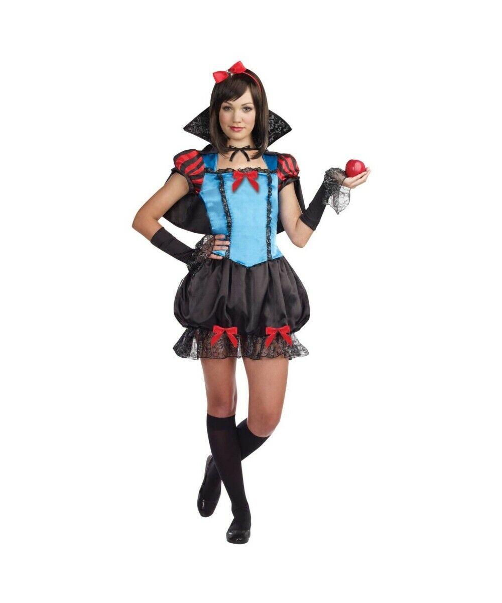 Gothic Fairytale Princess Juniors Snow White Costume Size Teen 0-1
