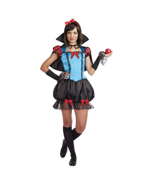 Gothic Fairytale Princess Juniors Snow White Costume Size Teen 0-1