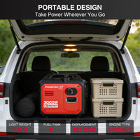 3000W Inverter Gas Generator w/ CO Alert DB5032