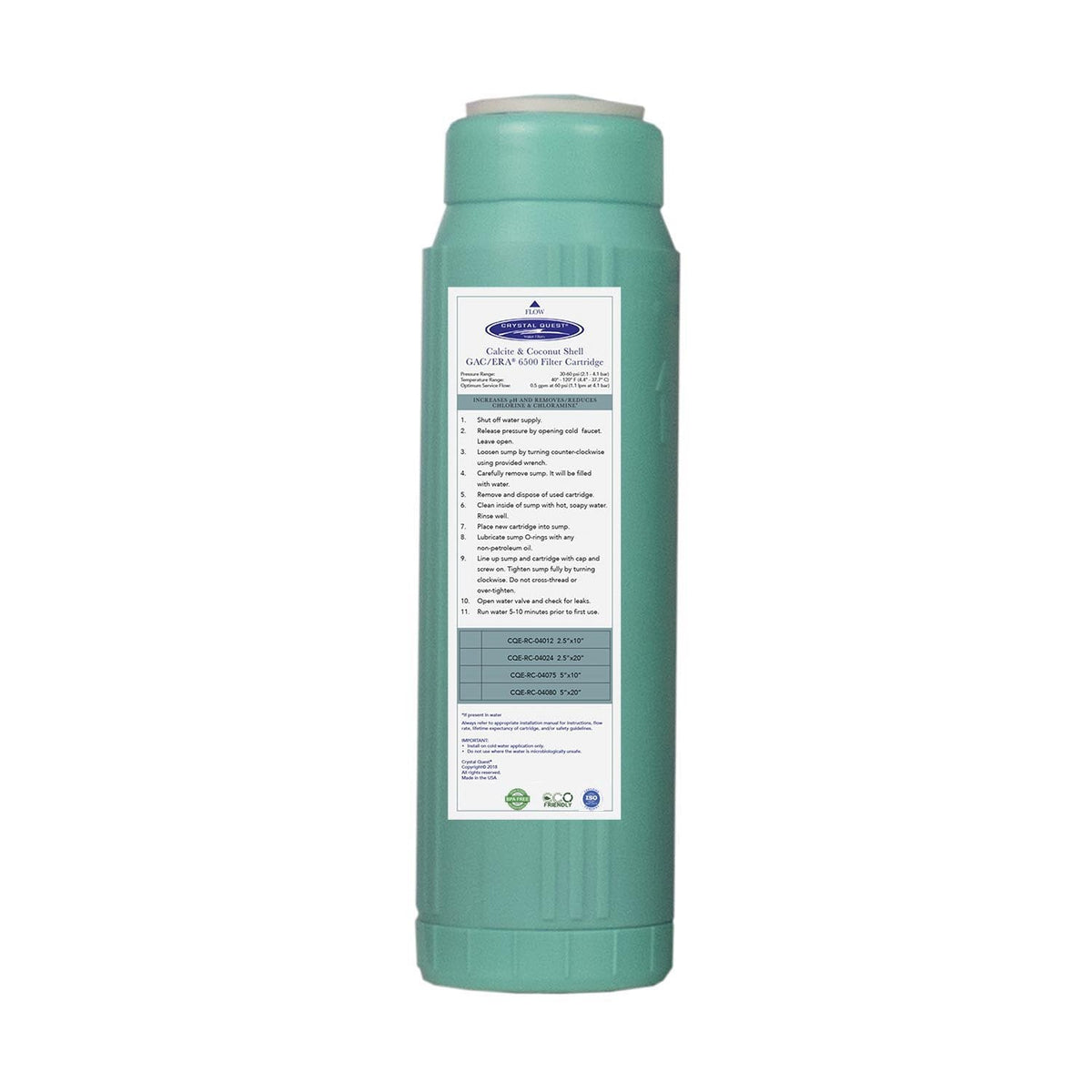 Calcite & Coconut Shell GAC Filter Cartridge