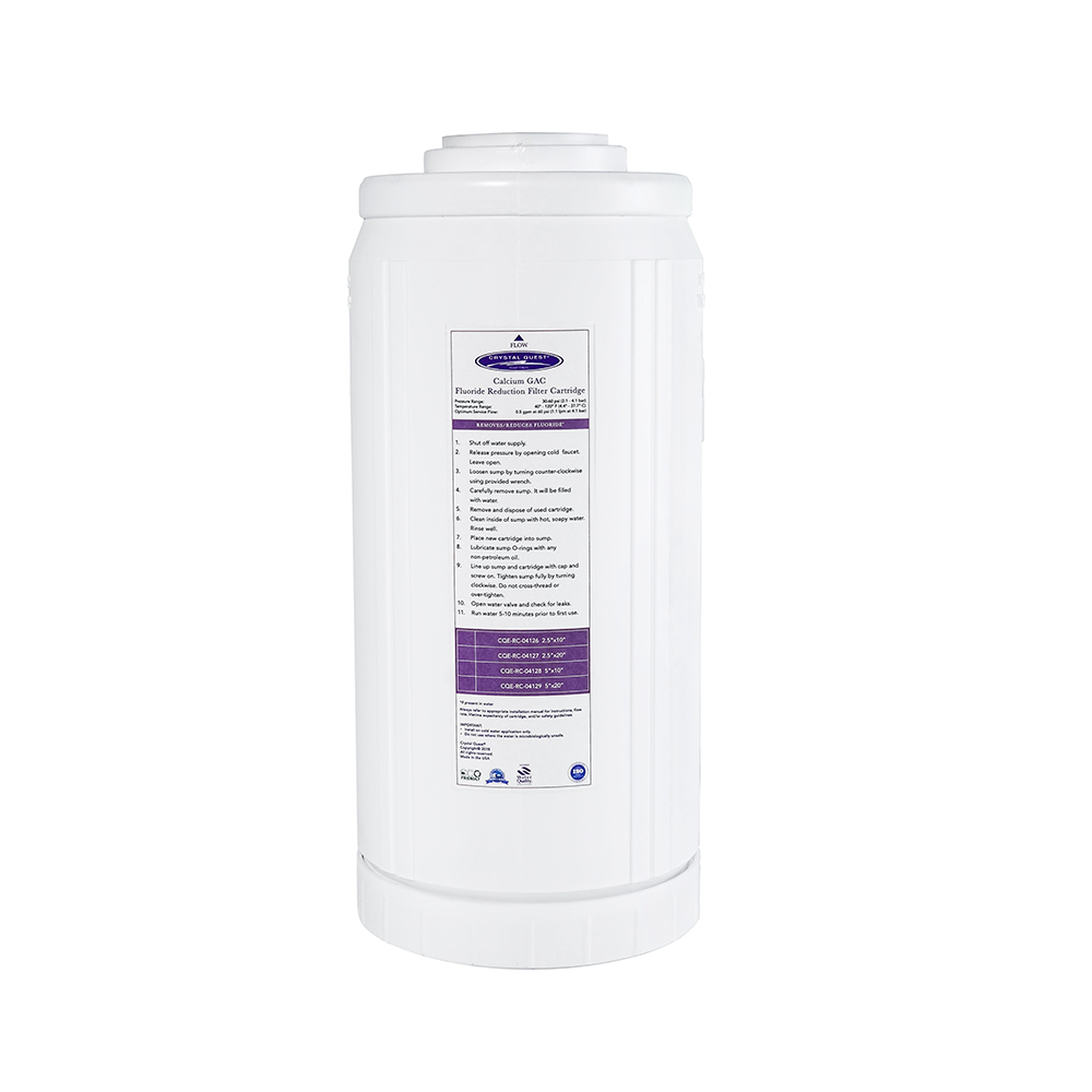 Calcium GAC Fluoride Reduction Filter Cartridge
