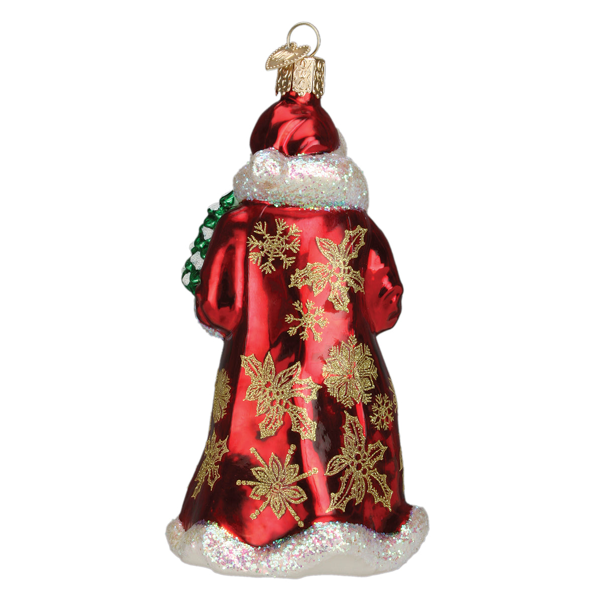 Glistening Golden Santa