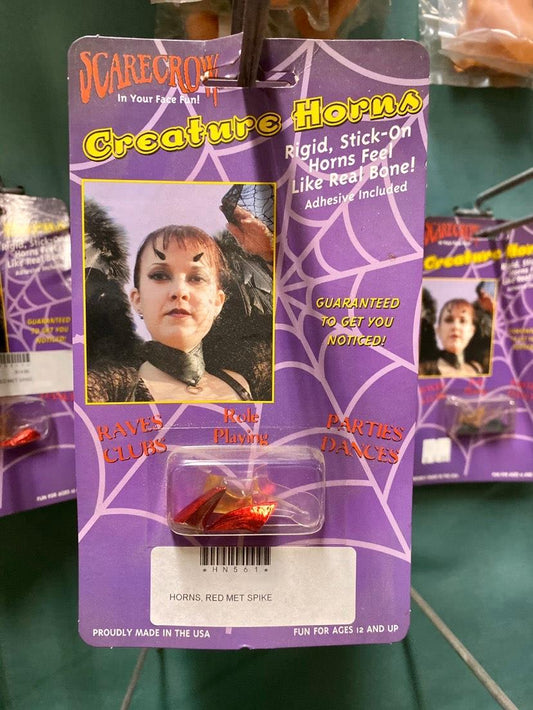 Creature Easy Stick On Red Horns