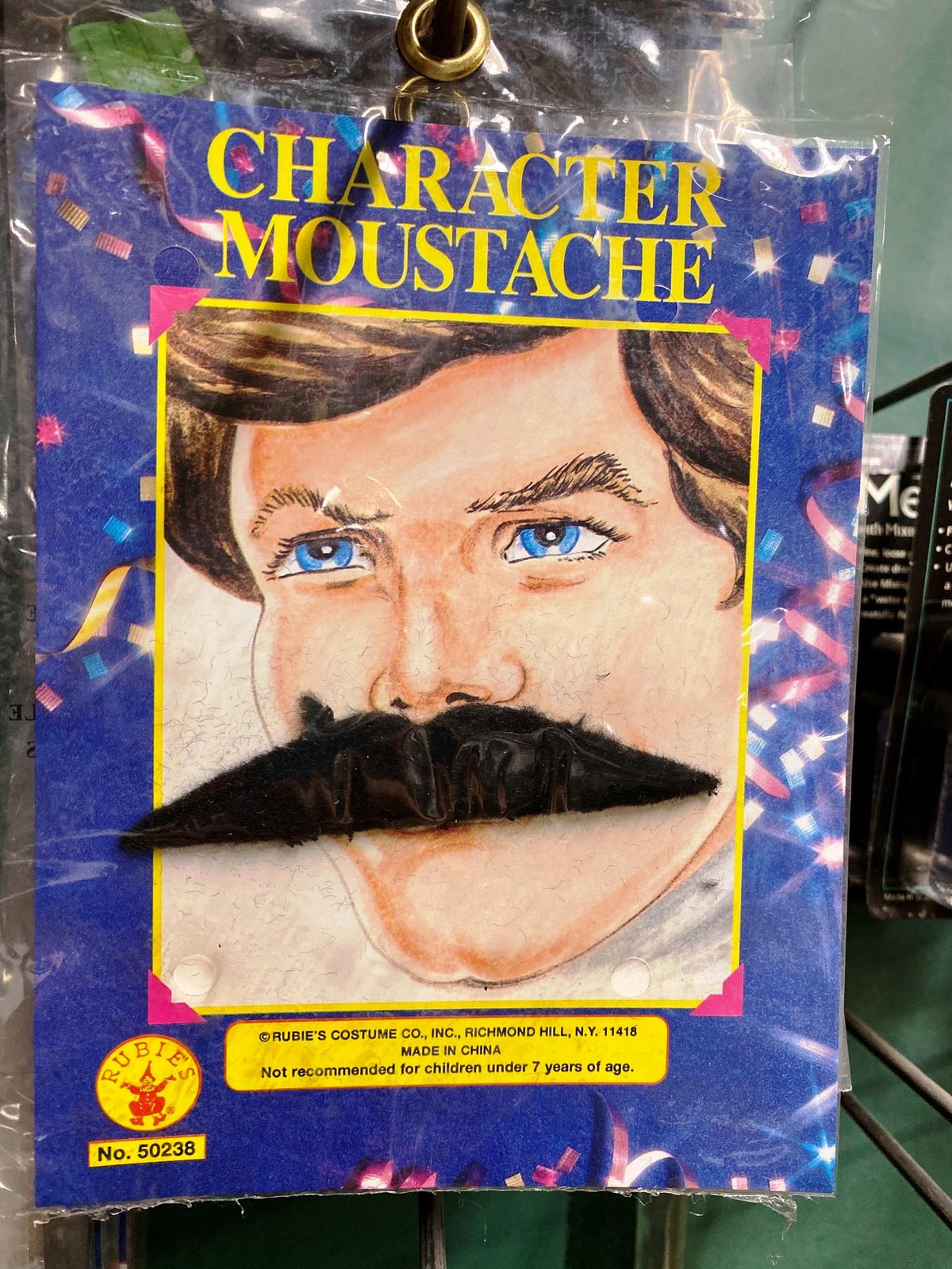 Triangle Character Mustache Black