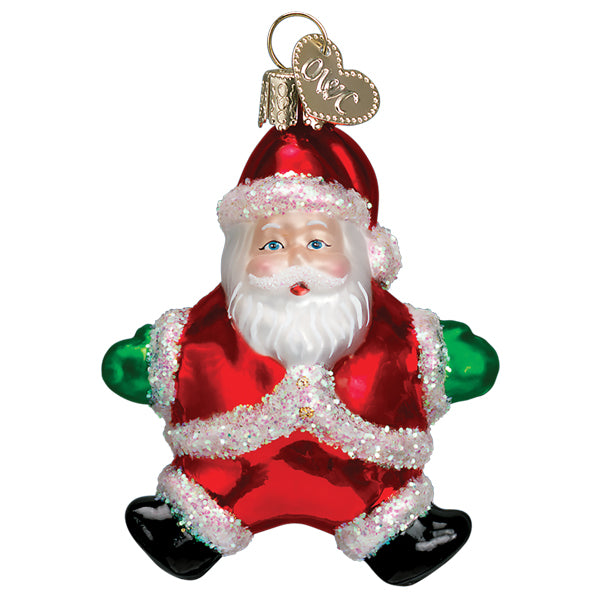 Small Silly Santa Ornament