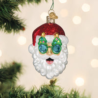 Christmas Tree Shades Santa Ornament