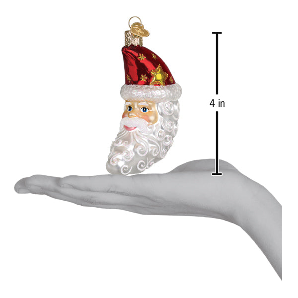 Santa Moon Face Ornament