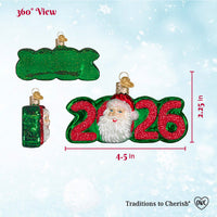 2026 Santa Ornament
