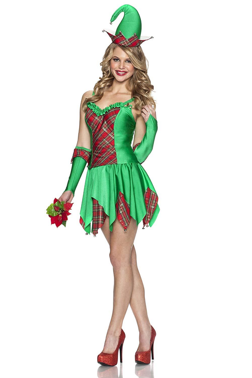 Elfin Magic Christmas Santa Helper Women's Sexy Costume