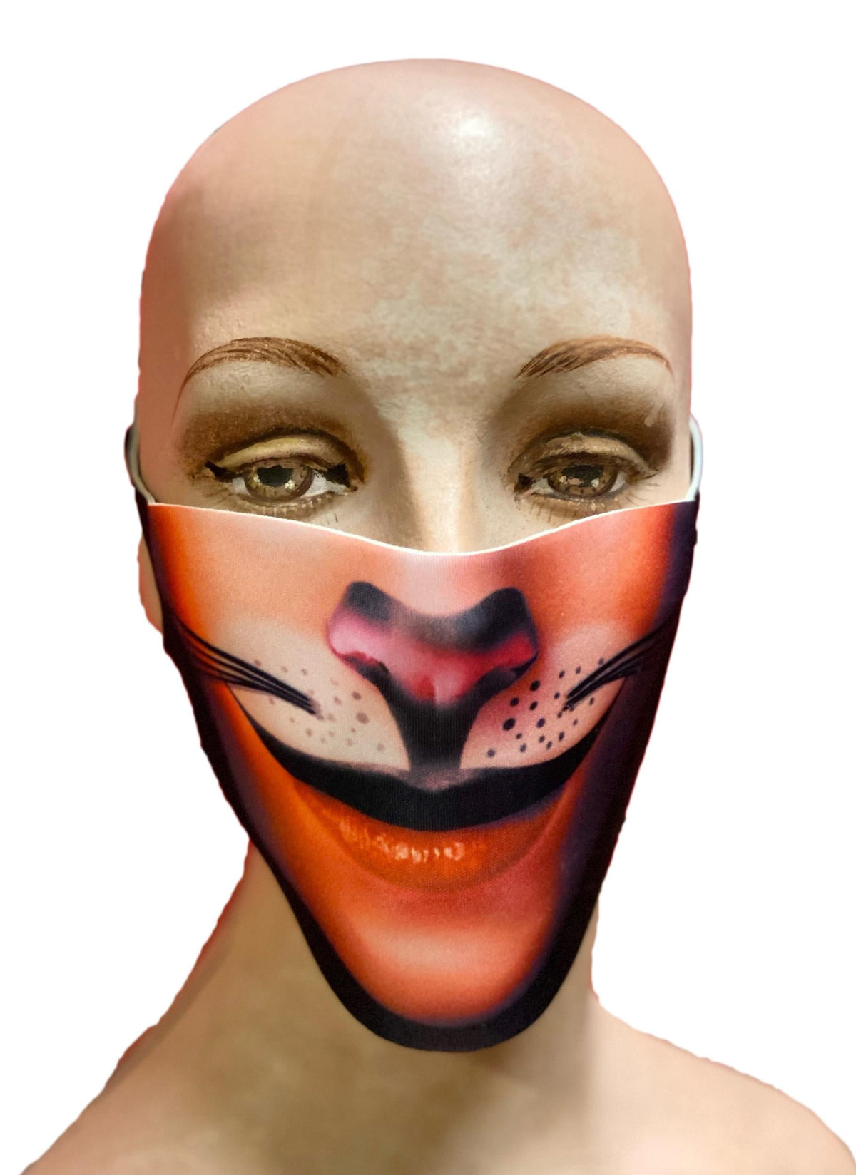 Reusable Halloween Face Cover Cat Design Cute Face Mask