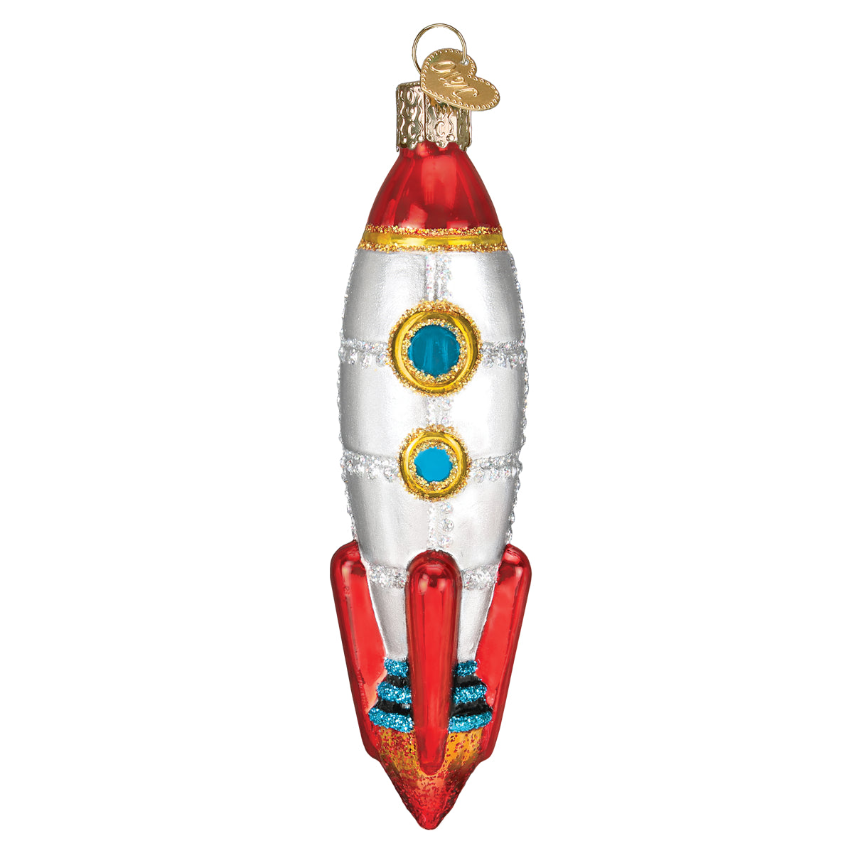 Toy Rocket Ship Ornament