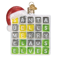 Merry Words Ornament