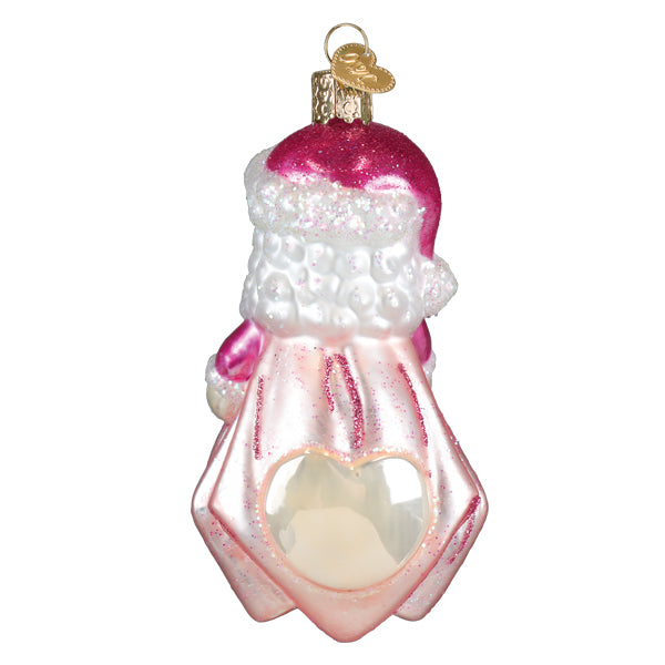 Baby Girl's 1st Santa Lovey Ornament
