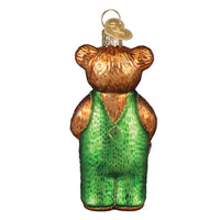 Corduroy Holding Book Ornament