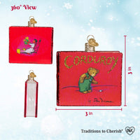 Corduroy Book Ornament