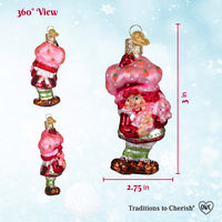 Strawberry Shortcake & Custard Ornament
