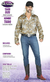 Tiger King Joe Exotic Tiger Guy Adult Mens Costume