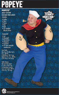 Popeye Sailor Man Adult Mens Costume