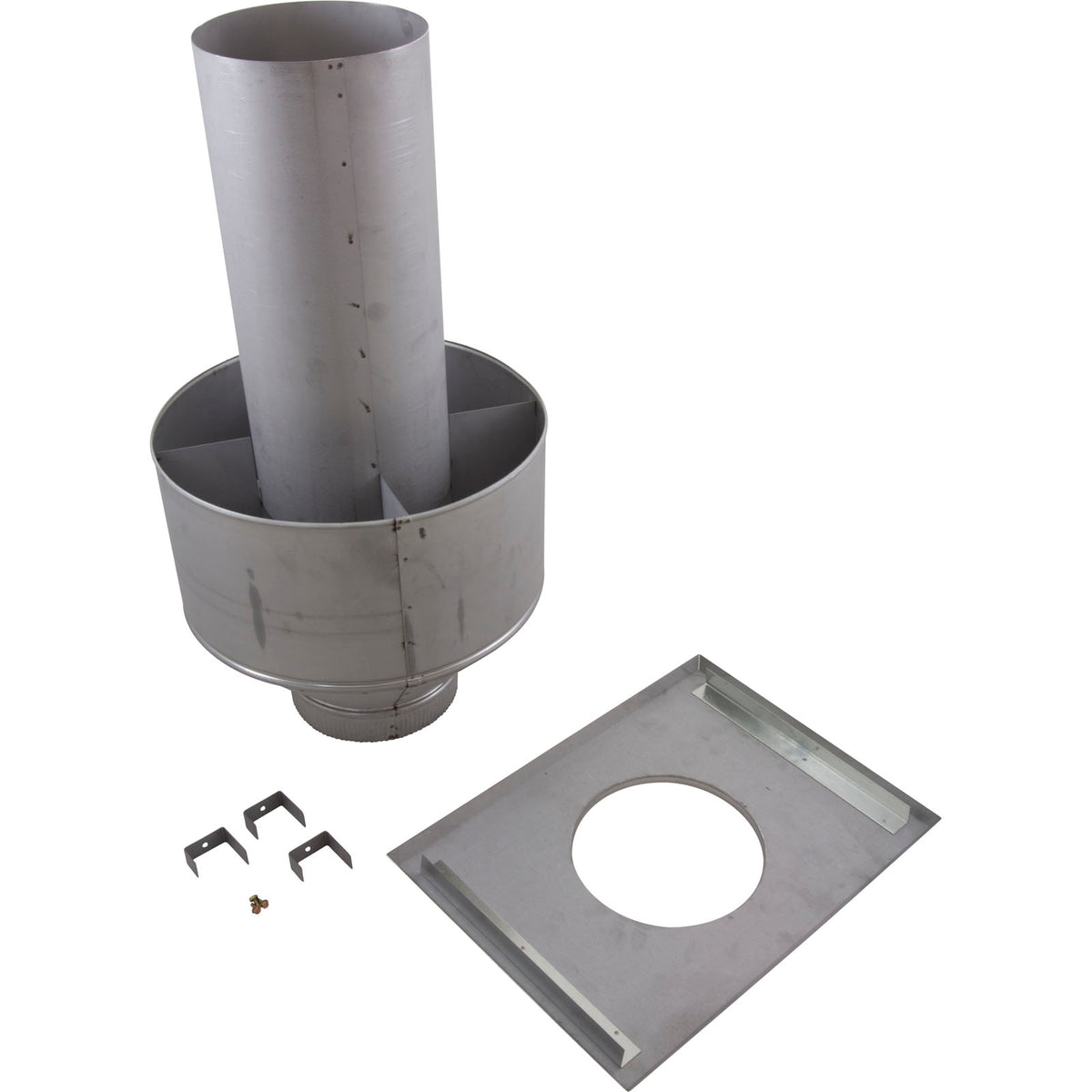 Raypak 009840 D-10 Indoor Drafthood, 8" Stack Top for 336A/337A Heaters