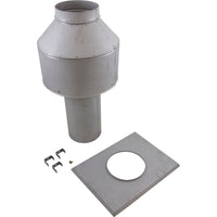 Raypak 009840 D-10 Indoor Drafthood, 8" Stack Top for 336A/337A Heaters