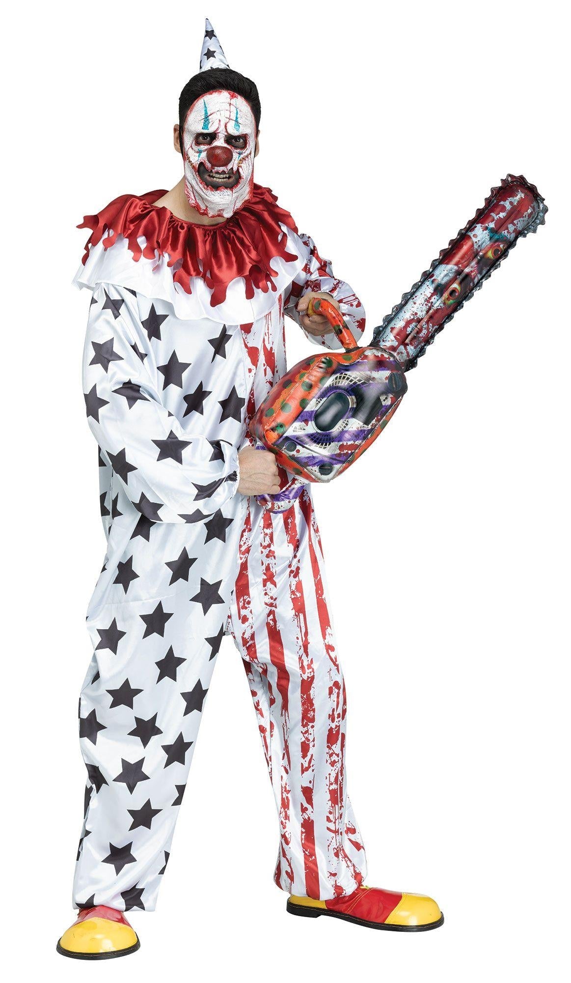Killer Clown 36" Inflatable Weapon Chainsaw Halloween Prop
