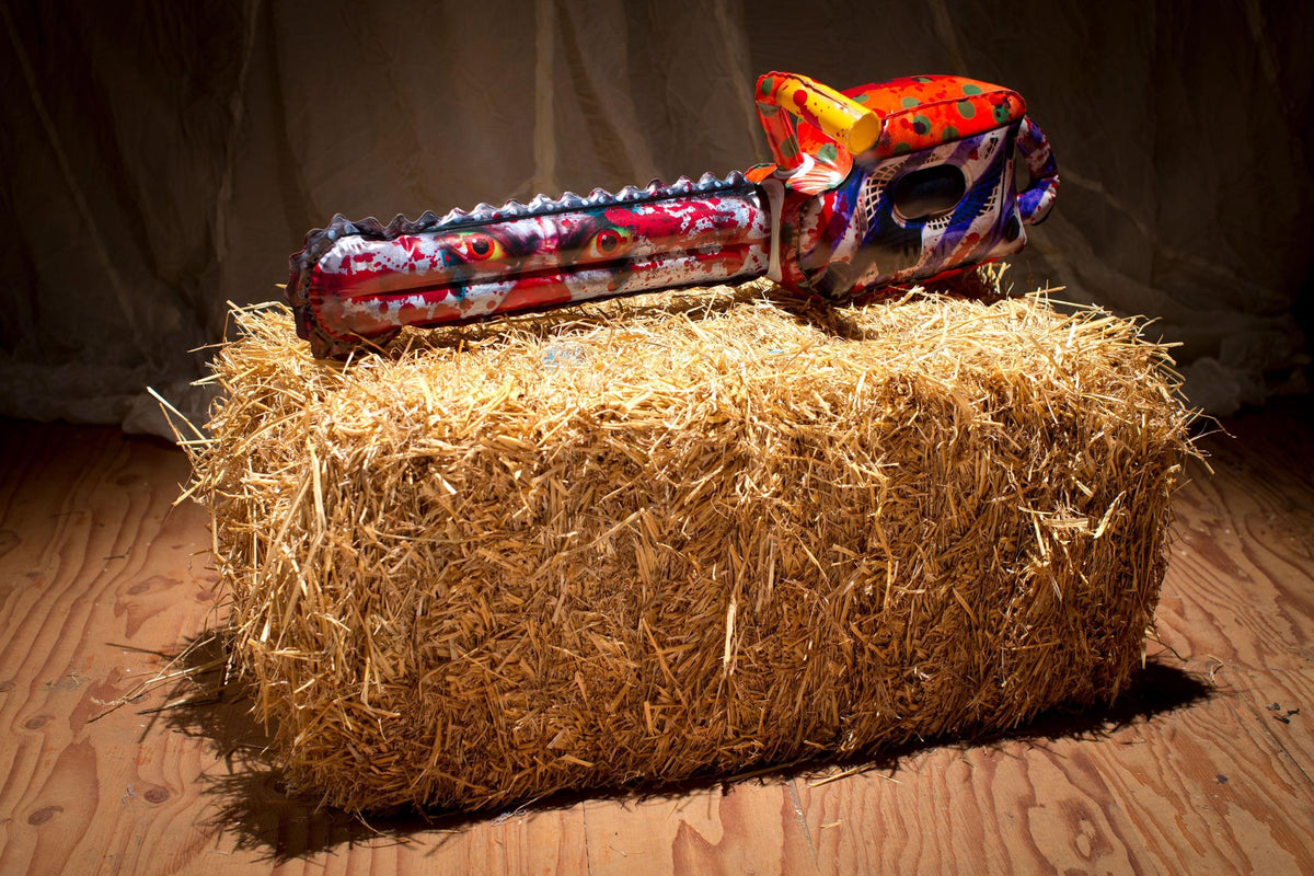 Killer Clown 36" Inflatable Weapon Chainsaw Halloween Prop