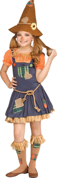 Cute Sweet Scarecrow Girls Costume