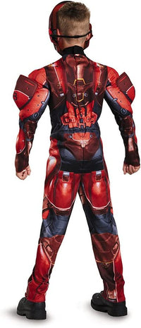 Halo Red Spartan Muscle Child Costume Medium 7-8