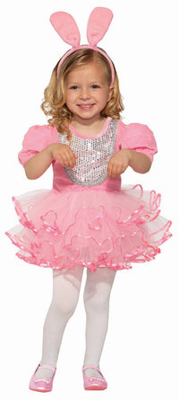 Pink Easter Blushing Bunny Rabbit Child Costume Dress Small