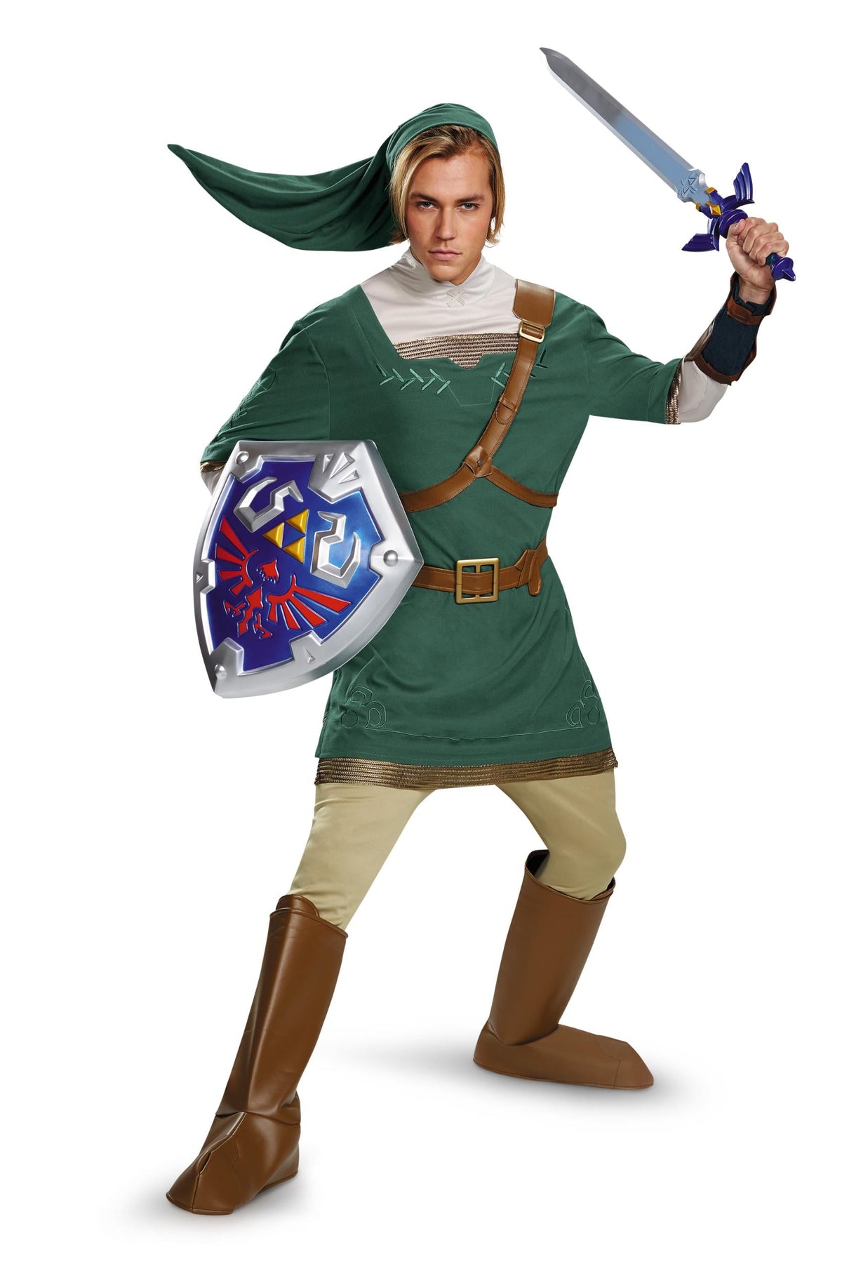 Zelda: Link Prestige Jumpsuit Deluxe Adult Costume XX-Large 50-52