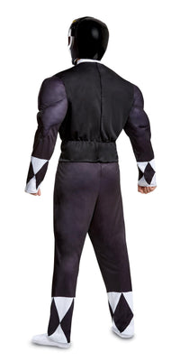 Black Ranger Power Rangers Classic Deluxe Adult Costume XXL 50-52