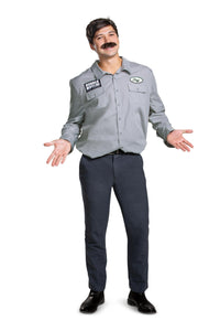 The Office Official Warehouse Worker Shirt Deluxe Adult Costume XXL 50-52