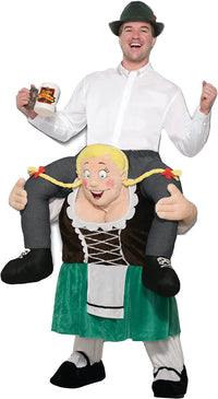 Forum Men's Ride on Beer Maiden Octoberfest Deluxe Adult Shoulder Rider Costume