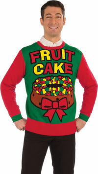 Fruit Cake Ugly Christmas Sweater Holiday Festive XXL