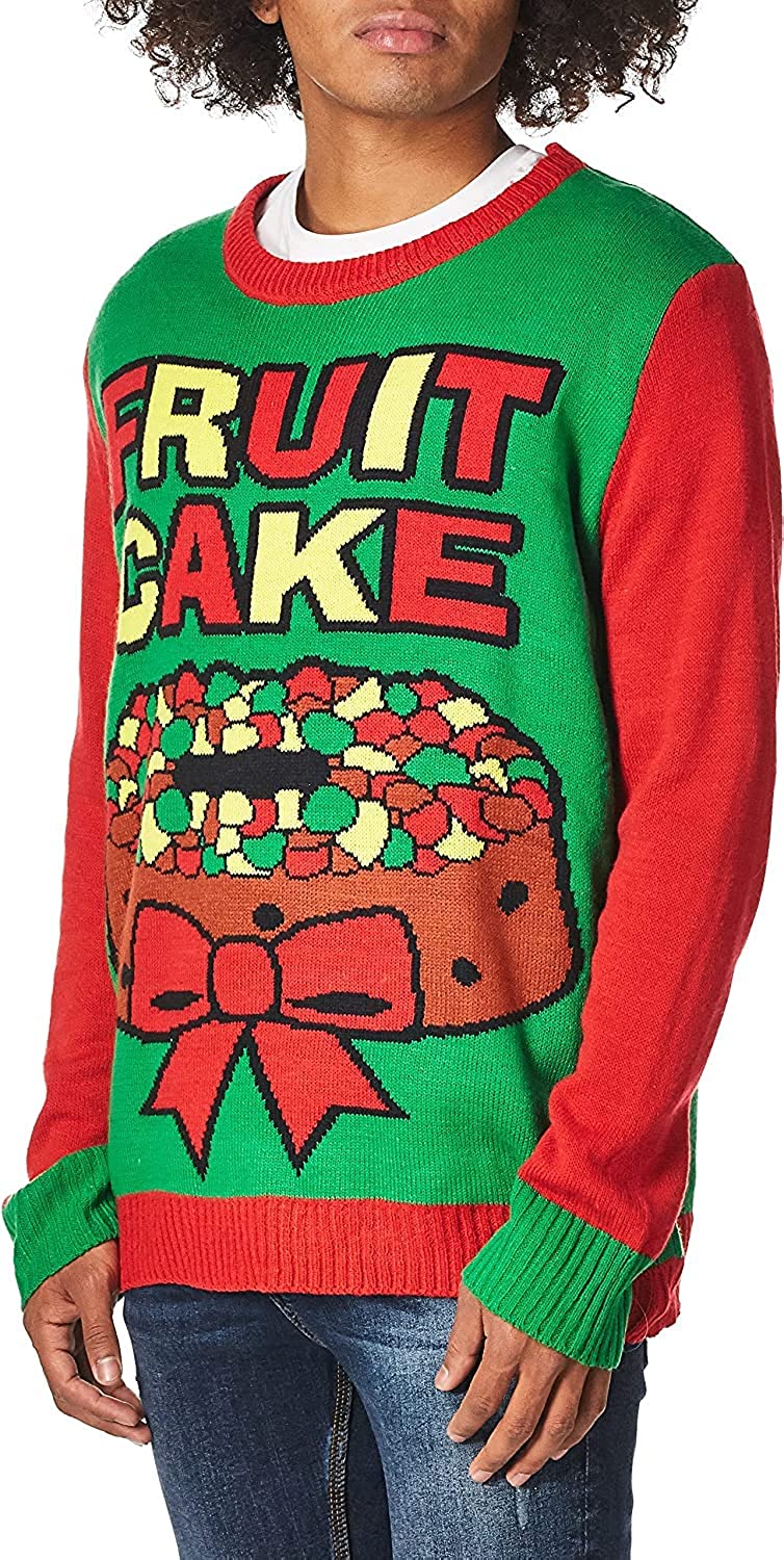 Fruit Cake Ugly Christmas Sweater Holiday Festive Small