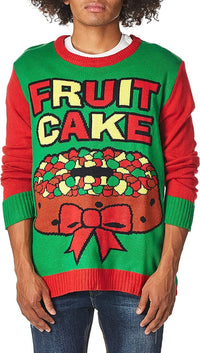 Fruit Cake Ugly Christmas Sweater Holiday Festive XXL